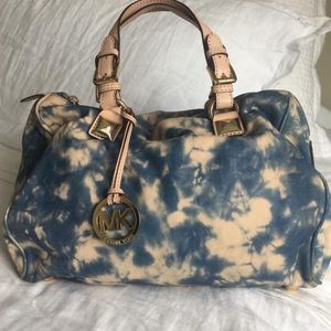 Michael Kors Grayson tie dye Satchel